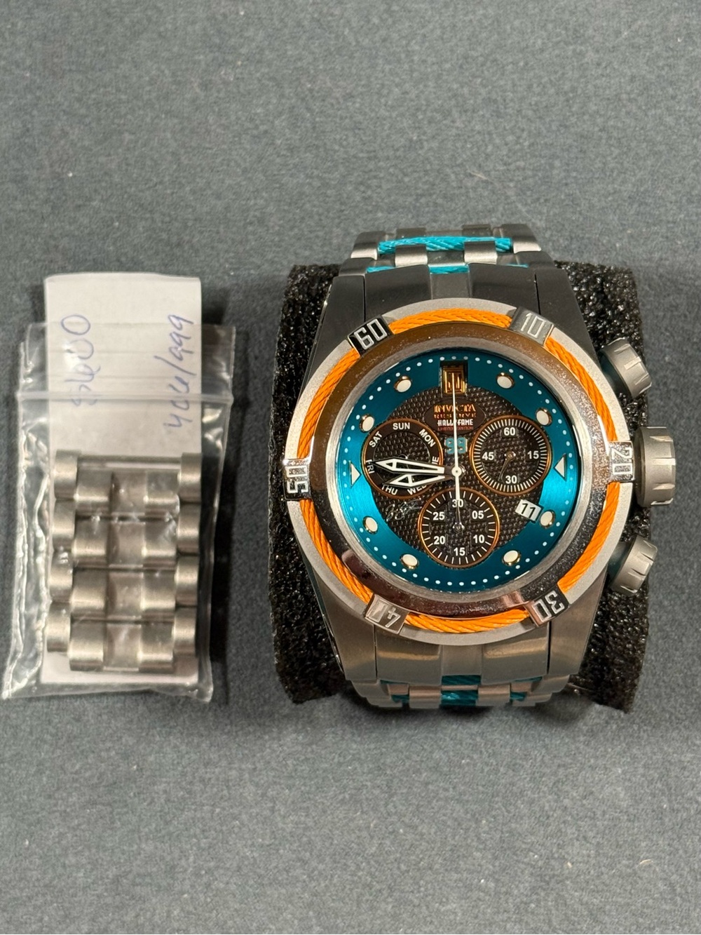 Invicta 25307 Jason Taylor Hall of Fame Watch Limited Edition 406/999 - Picture 2 of 11